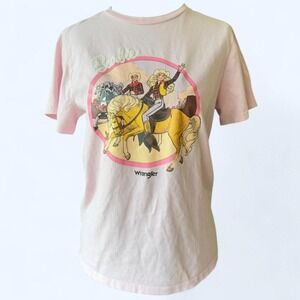 Wrangler x Barbie pink‎ graphic tee